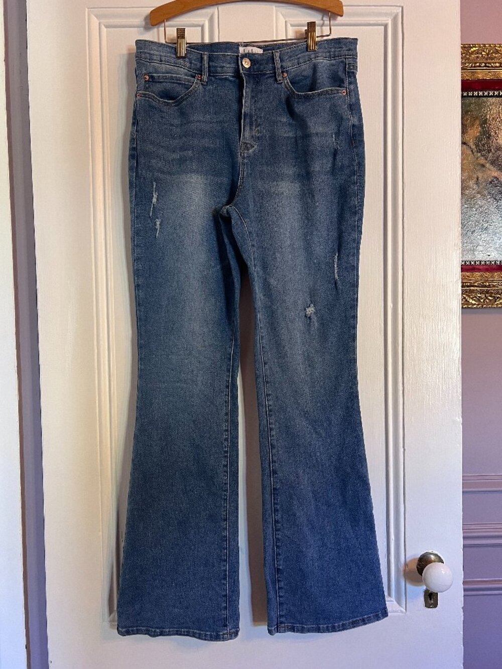 Nicole Miller SOHO High Rise Bootcut Jeans Size 10